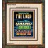 YE SHALL NOT BE ASHAMED   Framed Guest Room Wall Decoration   (GWFAITH8826)   "16x18"