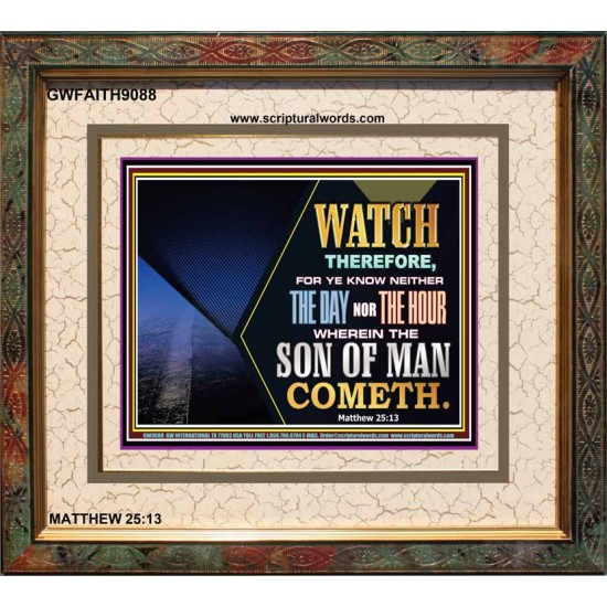 WATCH AND PRAY   Inspiration office art and wall dcor   (GWFAITH9088)   