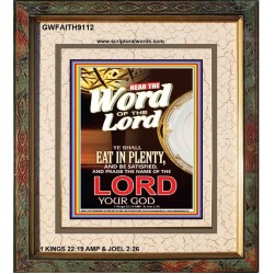 THE WORD OF THE LORD   Bible Verses  Picture Frame Gift   (GWFAITH9112)   