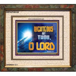 RIGHTEOUS GOD   Art & Wall Dcor   (GWFAITH9128)   