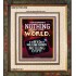 WE BROUGHT NOTHING TO THE WORLD   Framed Scriptural Dcor   (GWFAITH9147B)   "16x18"