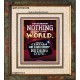 WE BROUGHT NOTHING TO THE WORLD   Framed Scriptural Dcor   (GWFAITH9147B)   