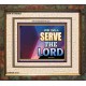 WE WILL SERVE THE LORD   Frame Bible Verse Art    (GWFAITH9302)   