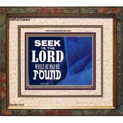 SEEK YE THE LORD   Bible Verses Framed for Home Online   (GWFAITH9401)   