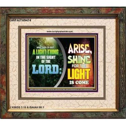 A LIGHT THING IN THE SIGHT OF THE LORD   Art & Wall Dcor   (GWFAITH9474)   "18x16"