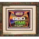 WORSHIP GOD FOR THE TIME IS AT HAND   Acrylic Glass framed scripture art   (GWFAITH9500)   