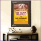 NEW TESTATMENT IN THE BLOOD OF THE LAMB   Framed Bible Verses Online   (GWFAVOUR030)   