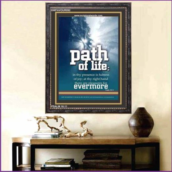 PATH OF LIFE   Scripture Art Prints   (GWFAVOUR092)   