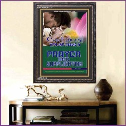 PRAYER AND SUPPLICATION   Christian Quotes Frame   (GWFAVOUR1278)   