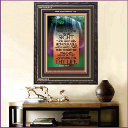 YOU ARE PRECIOUS IN THE SIGHT OF THE LORD   Christian Wall Dcor   (GWFAVOUR129)   "33x45"