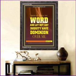 ORDER MY STEP IN THY WORD   Wall Art   (GWFAVOUR1584)   