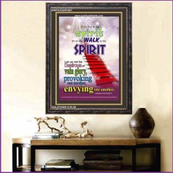 WALK IN THE SPIRIT   Large Framed Scripture Wall Art   (GWFAVOUR1667)   "33x45"