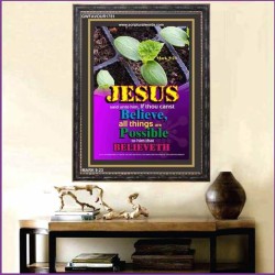 ALL THINGS ARE POSSIBLE   Modern Christian Wall Dcor Frame   (GWFAVOUR1751)   
