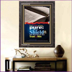 TRUST IN HIM   Scripture Art Frame   (GWFAVOUR1763)   "33x45"