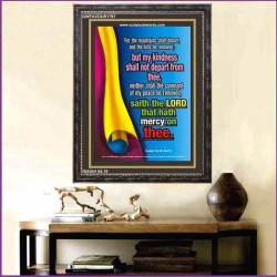 THE MOUNTAINS SHALL DEPART   Contemporary Christian Paintings Acrylic Glass frame   (GWFAVOUR1797)   