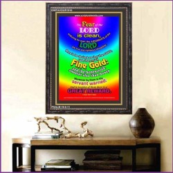 THERE IS A GREAT REWARD   Bible Verses  Picture Frame Gift   (GWFAVOUR1916)   