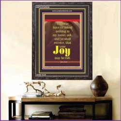 YOUR JOY SHALL BE FULL   Wall Art Poster   (GWFAVOUR236)   