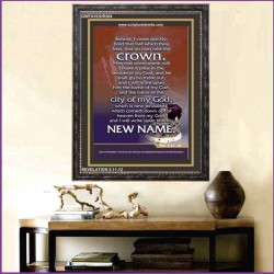 NEW JERUSALEM   Frame Bible Verse   (GWFAVOUR304)   