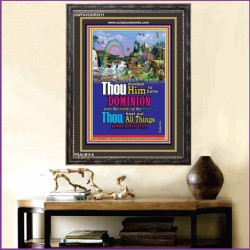 ALL THINGS UNDER HIS FEET   Scriptures Wall Art   (GWFAVOUR3211)   