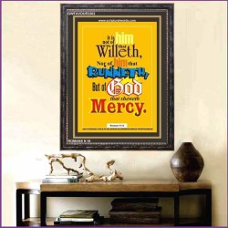 NOR OF HIM THAT RUNNETH   Bible Verses Wall Art Acrylic Glass Frame   (GWFAVOUR3302)   