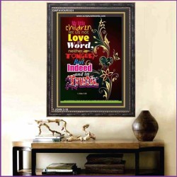 MY LITTLE CHILDREN   Acrylic Glass Framed Bible Verse   (GWFAVOUR3321)   