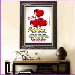 REJOICE WITH ALL THE HEART   Bible Verses Framed for Home   (GWFAVOUR3787)   