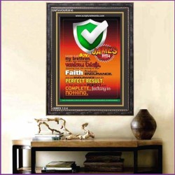 VARIOUS TRIALS   Bible Verse Frame Online   (GWFAVOUR3810)   "33x45"