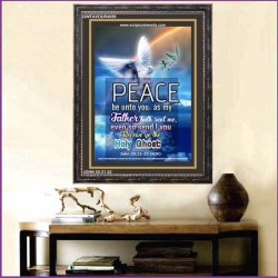 RECEIVE YE THE HOLY GHOST   Acrylic Frame Picture   (GWFAVOUR4059)   