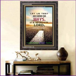 TURN BACK TO THE LORD   Christian Artwork   (GWFAVOUR4438)   "33x45"