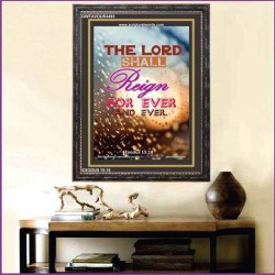 REIGN FOR EVER   Contemporary Christian Wall Art Frame   (GWFAVOUR4493)   