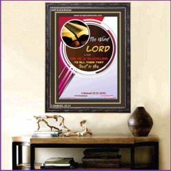 THE WORD OF THE LORD   Framed Hallway Wall Decoration   (GWFAVOUR4544)   