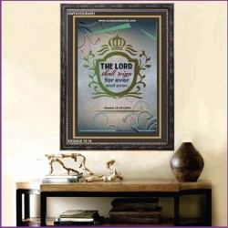 REIGN FOR EVER AND EVER   Printable Bible Verses to Frame   (GWFAVOUR4581)   