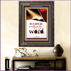 ACCORDING TO THY WORD   Bible Verses Wall Art   (GWFAVOUR4656)   
