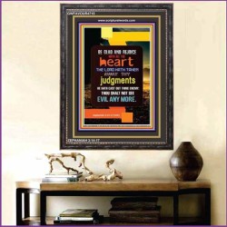 WITH ALL THE HEART   Scripture Art Prints   (GWFAVOUR4715)   "33x45"