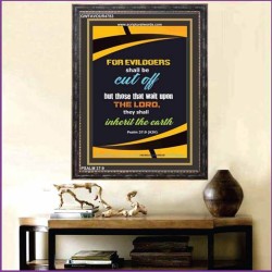 WAIT UPON THE LORD   Inspirational Bible Verse Frame   (GWFAVOUR4783)   "33x45"