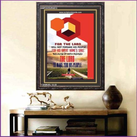 MAKE YOU HIS PEOPLE   Bible Verses Framed Art Prints   (GWFAVOUR4813)   