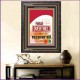 PURSUE OVERTAKE AND RECOVER ALL   Christian Artwork Acrylic Glass Frame   (GWFAVOUR4912)   