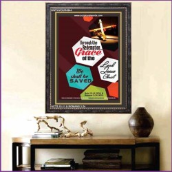 WE SHALL BE SAVED   Inspiration Wall Art Frame   (GWFAVOUR4944)   "33x45"