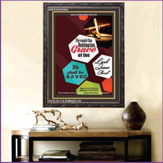 WE SHALL BE SAVED   Inspiration Wall Art Frame   (GWFAVOUR4944)   