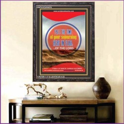 THE TIME OF YOUR SOJOURNING   Printable Bible Verses to Framed   (GWFAVOUR4976)   