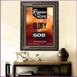 REJOICE IN HOPE   Framed Scripture Dcor   (GWFAVOUR5003)   