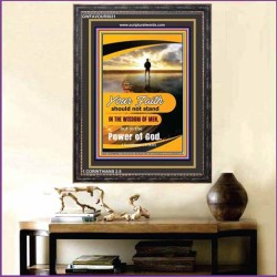 YOUR FAITH   Encouraging Bible Verses Framed   (GWFAVOUR5021)   