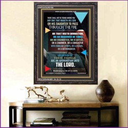 ABOMINATION UNTO THE LORD   Scriptures Wall Art   (GWFAVOUR5190)   "33x45"
