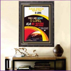 O LORD HEAL ME   Encouraging Bible Verses Frame   (GWFAVOUR5213)   