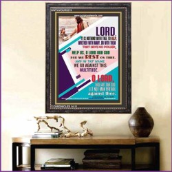 WE REST ON THEE   Frame Bible Verse   (GWFAVOUR5219)   "33x45"