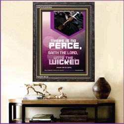 THERE IS NO PEACE    Framed Bedroom Wall Decoration   (GWFAVOUR5304)   