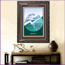 YE THAT SEEK THE LORD   Framed Children Room Wall Decoration   (GWFAVOUR5306)   "33x45"