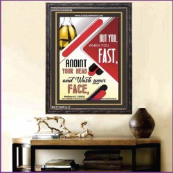 WHEN YOU FAST   Printable Bible Verses to Frame   (GWFAVOUR5389)   "33x45"