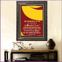 MY SOUL TRUSTS IN YOU   Scripture Wooden Framed Signs   (GWFAVOUR5444)   