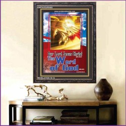 THE WORD OF GOD   Framed Religious Wall Art    (GWFAVOUR5493)   